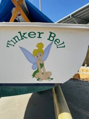 Rhodes 19  Sailboat Lettering from Edward Z, GA